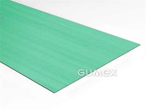 Klingersil C4430, 2mm, 2000x1500mm, 45bar, NBR/Synthetik+Glasfasern, +250°C (Dampf), weiß/grün, 